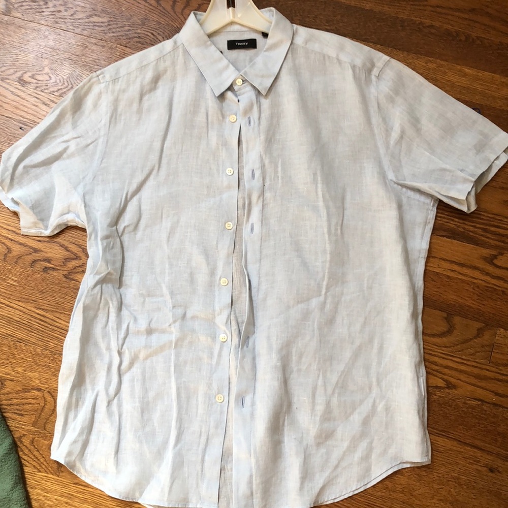 Linen shirt sleeve linen top